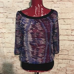 B•Wear sheer blouse